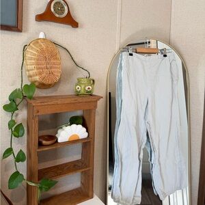 Flax Soft Gray Linen Pants